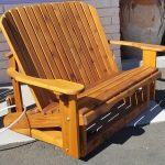 Western Red Cedar Love seat Glider