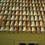 Reclaimed Spanish terracotta roof cups