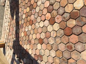 Reclaimed French Terracotta Hexagons