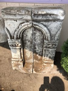 French Stone alcove, antique
