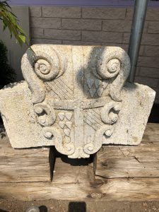 Antique Italian stone keyway