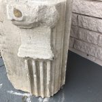 Antique French limestone remnant