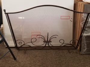 Fire screen three piece