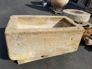 Large antique french trough