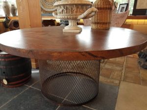 copper table 60 inch